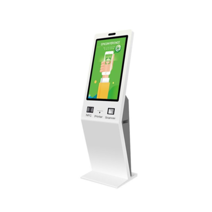 self-service ticket queuing kiosk