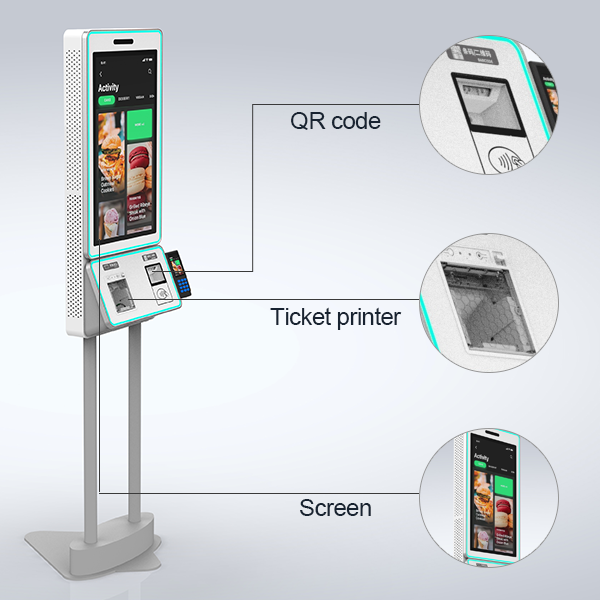 fast food self ordering kiosk