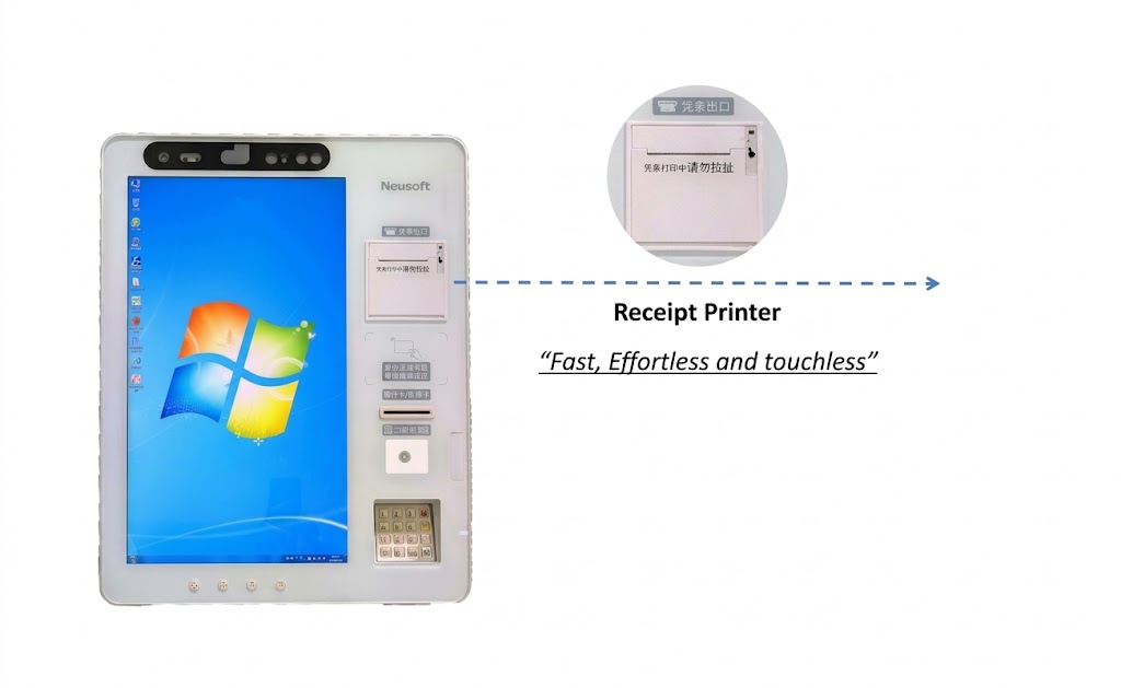wall mounted ordering kiosk